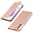 Leather Case Stands Flip Cover Holder D05T for Samsung Galaxy S22 Plus 5G