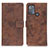 Leather Case Stands Flip Cover Holder D05Y for Motorola Moto G50