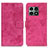 Leather Case Stands Flip Cover Holder D05Y for OnePlus 10 Pro 5G Hot Pink