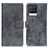 Leather Case Stands Flip Cover Holder D05Y for Realme 8 Pro Gray