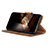 Leather Case Stands Flip Cover Holder D05Y for Samsung Galaxy S24 Plus 5G