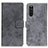 Leather Case Stands Flip Cover Holder D05Y for Sony Xperia 10 III Lite Gray