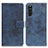 Leather Case Stands Flip Cover Holder D05Y for Sony Xperia 10 III SOG04 Blue