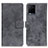 Leather Case Stands Flip Cover Holder D05Y for Vivo Y21 Gray