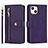 Leather Case Stands Flip Cover Holder D06T for Apple iPhone 14