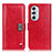 Leather Case Stands Flip Cover Holder D06Y for Motorola Moto Edge Plus (2022) 5G Red