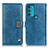 Leather Case Stands Flip Cover Holder D06Y for Motorola Moto G71 5G