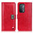 Leather Case Stands Flip Cover Holder D06Y for Oppo A93 5G Red