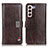 Leather Case Stands Flip Cover Holder D06Y for Samsung Galaxy S21 5G