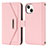 Leather Case Stands Flip Cover Holder D07T for Apple iPhone 13