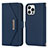 Leather Case Stands Flip Cover Holder D07T for Apple iPhone 15 Pro Max