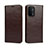 Leather Case Stands Flip Cover Holder D07T for Oppo A74 5G