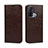 Leather Case Stands Flip Cover Holder D07T for Oppo Reno5 A