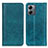 Leather Case Stands Flip Cover Holder D07Y for Motorola Moto G14 Sky Blue