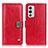 Leather Case Stands Flip Cover Holder D07Y for OnePlus 9RT 5G Red