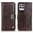 Leather Case Stands Flip Cover Holder D07Y for Realme Narzo 50 4G Brown