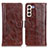 Leather Case Stands Flip Cover Holder D07Y for Samsung Galaxy S21 FE 5G