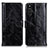 Leather Case Stands Flip Cover Holder D07Y for Sony Xperia 10 III Black