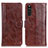 Leather Case Stands Flip Cover Holder D07Y for Sony Xperia 10 III Lite