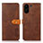 Leather Case Stands Flip Cover Holder D07Y for Xiaomi Redmi 13C