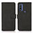 Leather Case Stands Flip Cover Holder D08Y for Motorola Moto G Pure Black