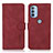 Leather Case Stands Flip Cover Holder D08Y for Motorola Moto G31