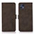 Leather Case Stands Flip Cover Holder D08Y for Motorola Moto G50 5G Brown