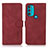 Leather Case Stands Flip Cover Holder D08Y for Motorola Moto G71 5G