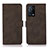 Leather Case Stands Flip Cover Holder D08Y for Oppo K9 5G