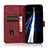 Leather Case Stands Flip Cover Holder D08Y for Samsung Galaxy S21 FE 5G