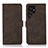 Leather Case Stands Flip Cover Holder D08Y for Samsung Galaxy S23 Ultra 5G Brown