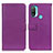 Leather Case Stands Flip Cover Holder D09Y for Motorola Moto E30 Purple