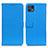 Leather Case Stands Flip Cover Holder D09Y for Motorola Moto G50 5G Sky Blue