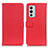 Leather Case Stands Flip Cover Holder D09Y for OnePlus 9RT 5G Red