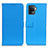 Leather Case Stands Flip Cover Holder D09Y for Oppo F19 Pro Sky Blue