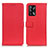 Leather Case Stands Flip Cover Holder D09Y for Oppo F19s Red