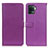Leather Case Stands Flip Cover Holder D09Y for Oppo Reno5 F Purple