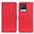 Leather Case Stands Flip Cover Holder D09Y for Realme 8 Pro Red