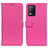 Leather Case Stands Flip Cover Holder D09Y for Realme Q3i 5G Hot Pink