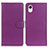 Leather Case Stands Flip Cover Holder D09Y for Samsung Galaxy A23 5G SC-56C Purple