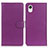 Leather Case Stands Flip Cover Holder D09Y for Samsung Galaxy A23s Purple