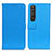 Leather Case Stands Flip Cover Holder D09Y for Sony Xperia 1 III Sky Blue