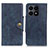 Leather Case Stands Flip Cover Holder D10Y for Huawei Honor X8a 4G