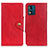 Leather Case Stands Flip Cover Holder D10Y for Motorola Moto E13 Red