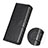 Leather Case Stands Flip Cover Holder D10Y for Motorola Moto G200 5G