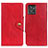 Leather Case Stands Flip Cover Holder D10Y for Motorola ThinkPhone 5G Red