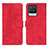 Leather Case Stands Flip Cover Holder D10Y for Realme 8 Pro Red