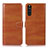 Leather Case Stands Flip Cover Holder D10Y for Sony Xperia 10 III Brown