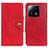 Leather Case Stands Flip Cover Holder D10Y for Xiaomi Mi 13 Pro 5G Red