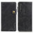 Leather Case Stands Flip Cover Holder D11Y for Sony Xperia 1 III Black